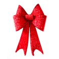 thumbnail image 1 of Winterland WL-MTBOW-24-RE 24 Pvc Bow-Red Glitter, 1 of 1