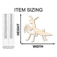 thumbnail image 2 of Unfinished Wood Praying Mantis Silhouette - Craft - up to 46" DIY 42" / 1/2", 2 of 4