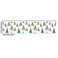thumbnail image 3 of Ambesonne Christmas Fabric by the Yard Upholstery, Watercolor Trees Stars, 10 Yards, Charcoal Grey Multicolor, 3 of 5