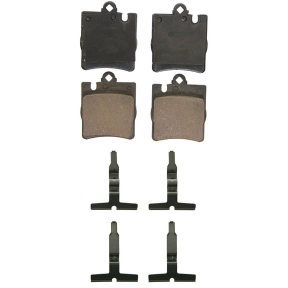 Wagner QuickStop ZD876 Ceramic Disc Brake Pad Set Fits select: 2001-2007 MERCEDES-BENZ C, 1996-2002 MERCEDES-BENZ E