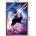 thumbnail image 3 of James Booker - Laser Space Cat Llama Wall Poster, 22.375" x 34" Framed, 3 of 6