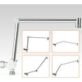 thumbnail image 5 of Matework Adjustable Shower Extension Arm - 16 Inch, Polished Chrome, Universal Thread, Flexible Height & Angle, 5 of 8