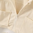 thumbnail image 6 of JAJAHO Kids Girls Hooded Jacket Lightweight Spring Long Sleeve Zip Up Hoodies With Pockets Outwear 4-10 Years Comfortable Tops, 6 of 9