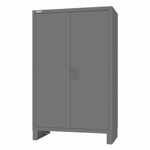 Durham HDC48-166-95 12G-HDC BDLP 24 x 48 x 78 in. 166B, 6 in. Cabinet - Gray