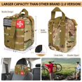 thumbnail image 2 of Survival Kit, 250Pcs Survival Gear First Aid Kit with Molle System Compatible Bag and Emergency Tent, Emergency Kit for Earthquake, Outdoor Adventure, Hiking, Hunting, Gifts for Men Women, 2 of 7