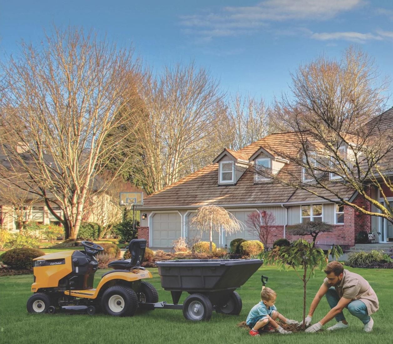 Ohio Steel Chariot à benne basculante pivotant, 15 pi3, capacité de 1 000 lb
