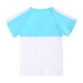 thumbnail image 5 of Toddler Girls Clothes Efsteb Kids Boys Shirt Sets Casual Fashion Comfy Cute Pattern Printed Round Neck Short Sleeve T Shirts Shorts Set Summer Outfits (Blue,6-9 Months), 5 of 7