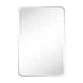 thumbnail image 2 of TEHOME White Frameless Rectangle Medicine Cabinet with Mirror Recess & Surface Mount Cabinet with Mirror for Bathroom, 30'' H x 20'' W, 2 of 11