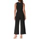 thumbnail image 3 of INSPIRAR CHIC Mono de Mujer Vestido Casual Sin Mangas Cuello Redondo Pantalones Anchos XS Negro, 3 of 5