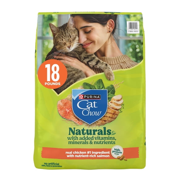 [Multiple Sizes] Purina Cat Chow Natural Dry Cat Food, Naturals Original