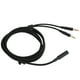 thumbnail image 2 of Reemplazo de cable de auriculares, adaptador 2 en 1 Cable de audio para auriculares Reemplazo de cable de audio Estándares líderes en la industria, 2 of 9