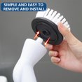 thumbnail image 6 of Penkiiy Electric Spin Scrubbers Cordless Spin Scrubbers With 6 Replaceable Brush Heads And Adjust Extension Handle Power Cleaning Brush For Bathroom Floor Tile, 6 of 9