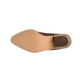 thumbnail image 4 of JOURNEE SIGNATURE Womens Brown Cushioned Cassie Almond Toe Stacked Heel Zip-Up Booties 9 M, 4 of 4