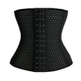 thumbnail image 4 of Defitshape Women's Waist Trainer Shapewear Waist Cincher Wide Waist Girdle Tummy Control Lightweight Black 14, 4 of 4