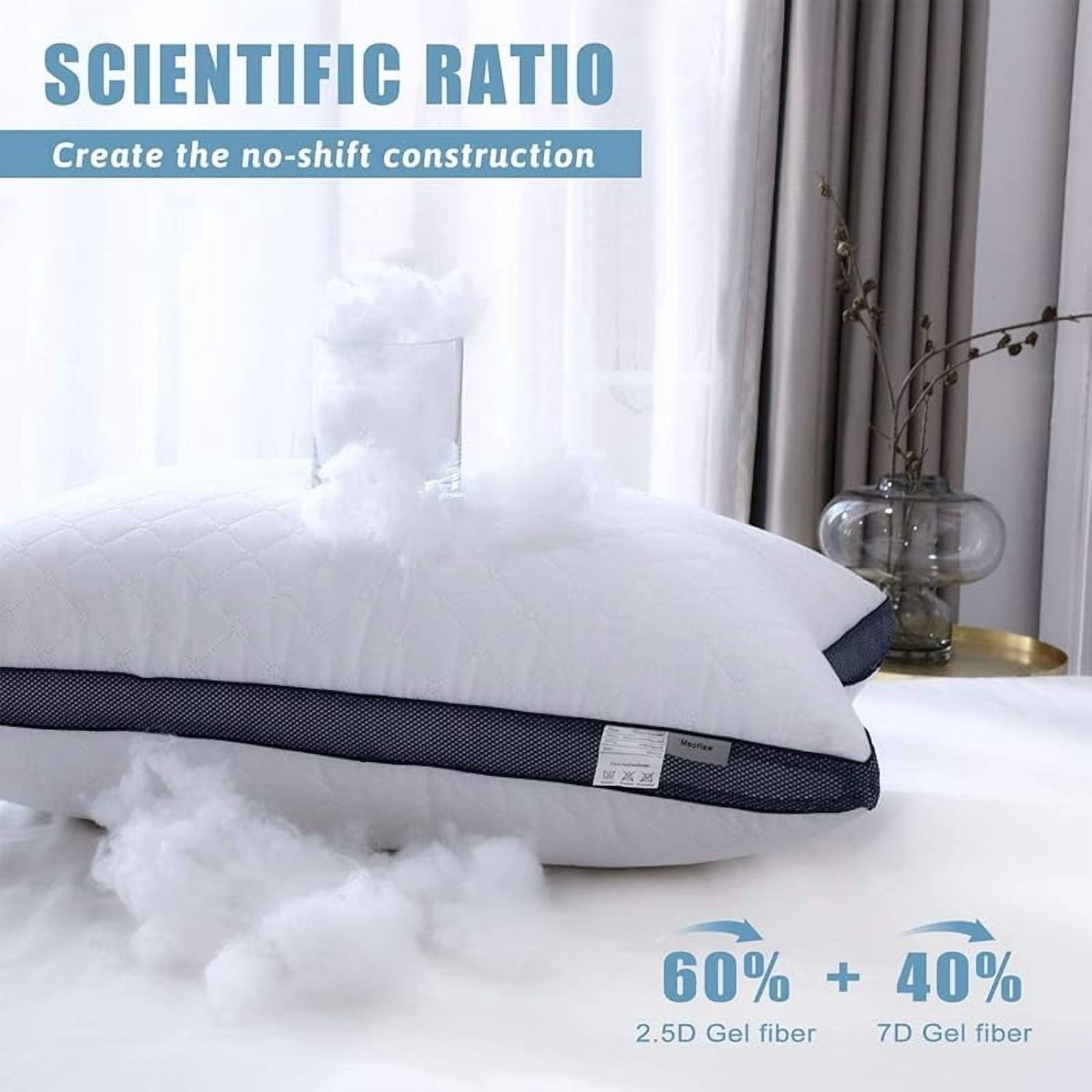 MY Pillows for Sleeping (2-Pack), Luxury Hotel Pillows Queen Size Set of 2,Bed Pillows for Side and Back Sleeper (Queen)