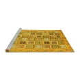 thumbnail image 2 of Ahgly Company Machine Washable Indoor Rectangle Abstract Yellow Modern Area Rugs, 7' x 10', 2 of 4