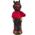 thumbnail image 2 of Alexander Taron 10.25" Red, Black, and Yellow Scary Devil Schaller Paper Mache Candy Container, 2 of 2