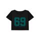 thumbnail image 1 of Camiseta corta con cuello redondo para mujer, moda femenina, para caminar durante las vacaciones S, 1 of 7
