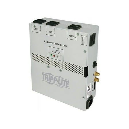 UPC: 0037332138699 | Tripp Lite 550 VA Audio / Video Backup Power Block – Exclusive UPS Protection for Structured Wiring Enclosure (AV550SC)