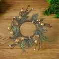 thumbnail image 5 of Luoshdecor Christmas Candle Rings Wreaths,Artificial Berries & Pinecone Norfolk Candle Holder Rings for Winter Home Kitchen Table Centerpiece 12.9 in, 5 of 6