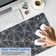 thumbnail image 4 of Long Mouse Pads for Desk,Spider Web Halloween Pattern Desk Mats on Top Of Desks, Desk Mouse Pad Extra Large with 3mm Non-Slip Base and Stitched Edge for Gaming,Office,Work,Home 31.5x11.8in, 4 of 5