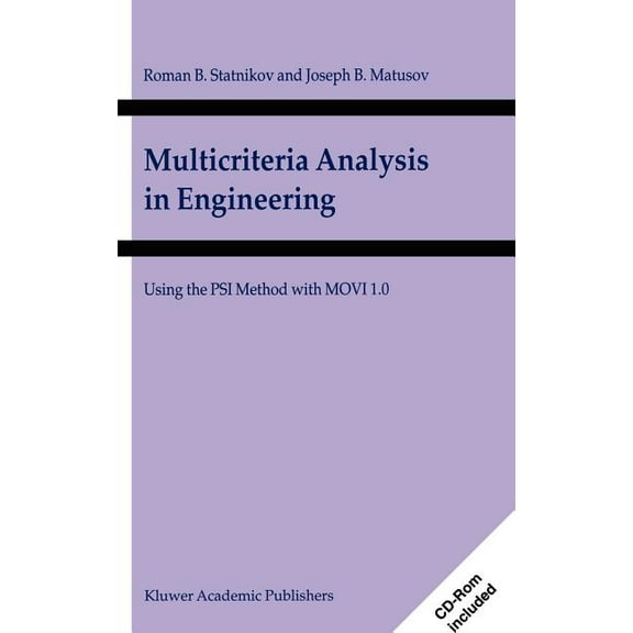 Multicriteria Analysis in Engineering: Using the Psi Method with Movi 1.0, (Hardcover)