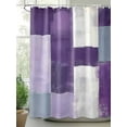 thumbnail image 2 of Abstract Purple Shower Curtain, Gray Gradient Graffiti Color Block Modern Art Waterproof Shower Curtain Set with 12 Hooks Lightweight Washable Fabric Shower Curtains for Bathroom 36x72 Inches, 2 of 6