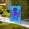 thumbnail image 2 of ZNDUO Ocean Octopus Pattern Garden Flag, 28"x40" Double Sided Polyester Flag for Garden Farmhouse Patio Home Decor, 2 of 8