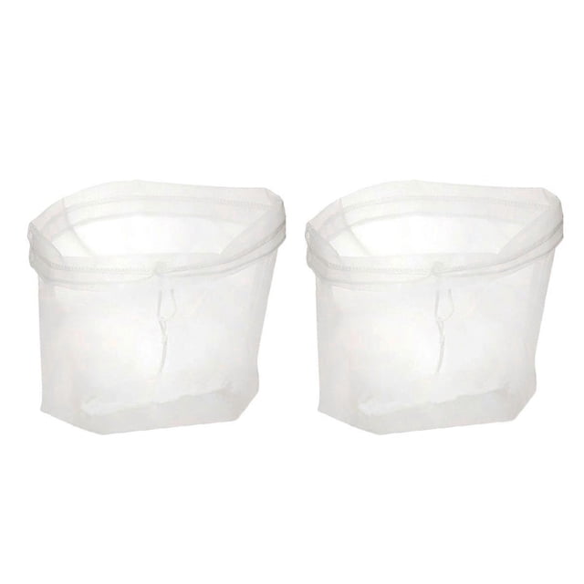 Nut Milk Bag Yogurt Strainer for Filtering 2Pcs White Multi Use