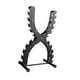 thumbnail image 2 of Estante para mancuernas Estante para pesas Entrenamiento de fuerza Soporte para ahorrar espacio Acero 1-10 kg Estante para mancuernas deportivas de 10 Negro, 2 of 8