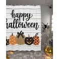 thumbnail image 2 of Happy Halloween Shower Curtain Set ，Waterproof Fabric Shower Curtains Dot Gold Pumpkin Shower Curtains for Bathroom,Bathroom Decor 72"x72", 2 of 6