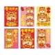thumbnail image 2 of 6 sobres rojos chinos, 2021 año de nuevo año de buey Hong Bao paquetes de dinero de el , boda, cumpleaños de Estilo4, 2 of 3