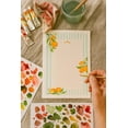 thumbnail image 3 of 1 PACK SMALL NOTEPADS, Floral Memo Pad, to Do List, 70 Sheets, 4.25x6.5, Orange Flower Notepad, Stationery Gift for Her, Office List Pad, Cute Writing Pad, 3 of 11
