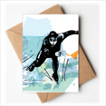 thumbnail image 1 of Winter Sport Speed Skating Male Athletes Greeting Cards You are Invited Invitations, 1 of 3