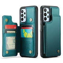 ShieldPlus for Samsung Galaxy A23 Case with Card Holder, for Samsung A23 Wallet Case for Women Men with RFID Blocking, Durable Kickstand Shockproof Case for Galaxy A23 4G,Blue