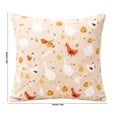 thumbnail image 3 of Thanksgiving Throw Pillow Fall Harvesting Cushion, Soft Linen Velvet Pillow with Pumpkin Maple Leaf Print for Sofa Couch Decor, 3 of 7