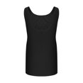 thumbnail image 7 of Qiopertar Cotton Sleeveless Dress for Women Casual Round Neck Pocket Dress Solid Color A-Line Comfy Summer Beach Vacation Travel Dress, Black XXL, 7 of 7