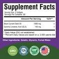 thumbnail image 2 of Black Currant Oil 1000mg - GLA Gamma Linolenic Acid - Support Brain, Skin, Nails & Heart Health - 120 Capsules, 2 of 10