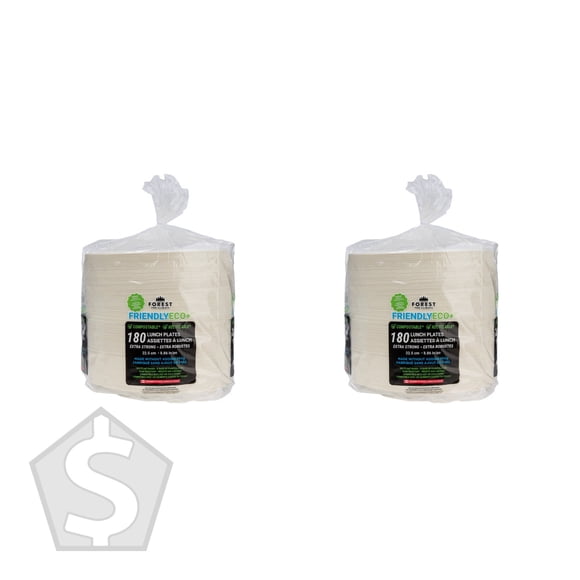 Forest For Climate Lunch Plates - Pack of 2