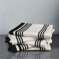thumbnail image 6 of Urban Villa Kitchen Towels 100% Cotton Pack of 6, Highly Absorbent Quick Drying Super Soft Premium Dish Towels for Kitchen with Hanging Loop Hand & Tea Towels - 20x30 Inch, (Black & White, Striped), 6 of 8