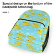 thumbnail image 6 of Cartoon Yellow Duck Pattern Backpack Back to Bag Sport Daypack Light Traveling Bag Laptop Bag for Men And Women 17in, 6 of 7