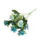 thumbnail image 2 of Gwong Decoración hogareña 1 unid romántico rosas falsas 6 cabezas flor artificial boda casa jardín decoración Gwong 98008, 2 of 6
