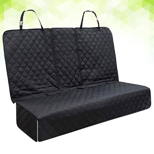 UPGRATOR Dog Cushion Pet Mat For Car Simple And And Cats Easy Installation With Safety Buckle Black Color