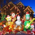 thumbnail image 1 of Decoraciones inflables navideñas Majhulla de 9 pies con luces LED, 1 of 4