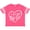 Football Pink and White, variant on Inktastic I Love My Big Sis in White Chalk Heart Boys or Girls Toddler T-Shirt