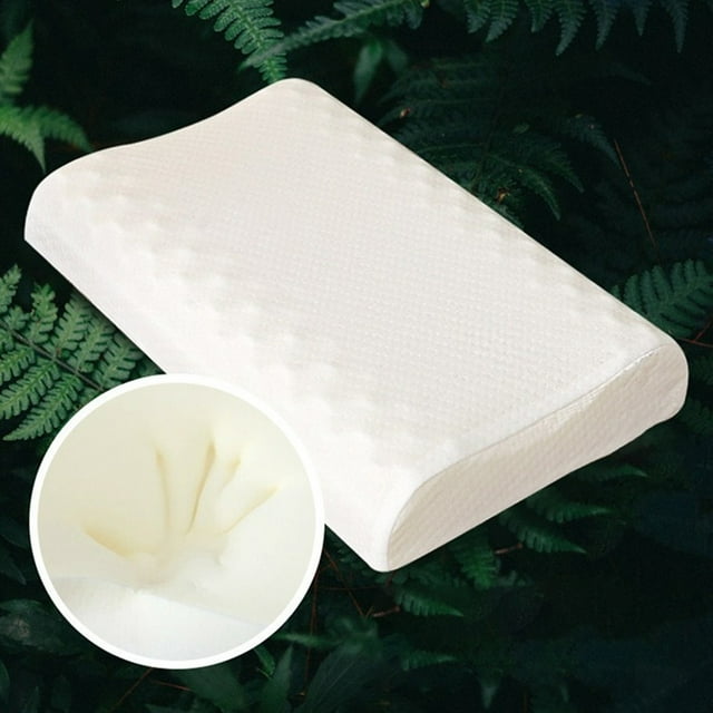 Latex Bed Pillow, Latex Pillow Fit Cervical for Sleeping