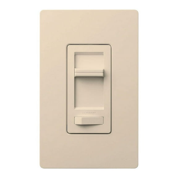 Lutron LECL-153PH-LA Dimmer Switch Lumea Light Almond 150W for CFL and LED / 600W for incandescent and halogen W 3-Way Dimmer Sw Light Almond