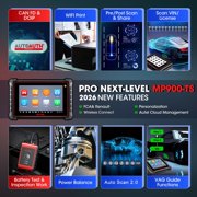 Autel Scanner MaxiPRO MP900TS Car Diagnostic Bidirectional Scan Tool, DoIP/CAN-FD, 40+ Service, TPMS Programming Relearn, OE ECU Coding Upgrade of MP808S-TS MS906TS