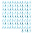 thumbnail image 5 of 100 Uds. Abrazaderas para carpetas de gatos, forma de gatito lindo, sujeción fuerte, Clips de carpeta huecos de Metal duraderos para el hogar, oficina, escuela, azul, 5 of 5