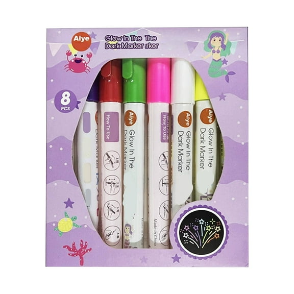 CCOCC Paint Markers Cute Highlighters Graffiti Markers,Style1